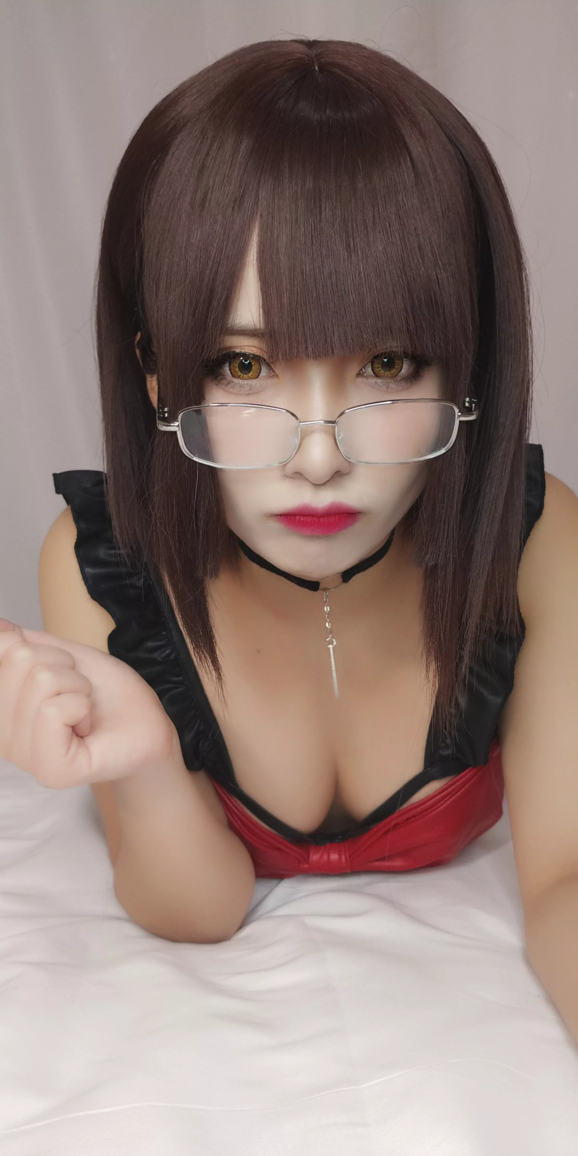 Xgyw.Org_动漫博主洛璃LoLiSAMA红色蝴蝶的妹妹主题性感黑色情趣服饰配蝴蝶结秀曼妙身姿诱惑写真99P