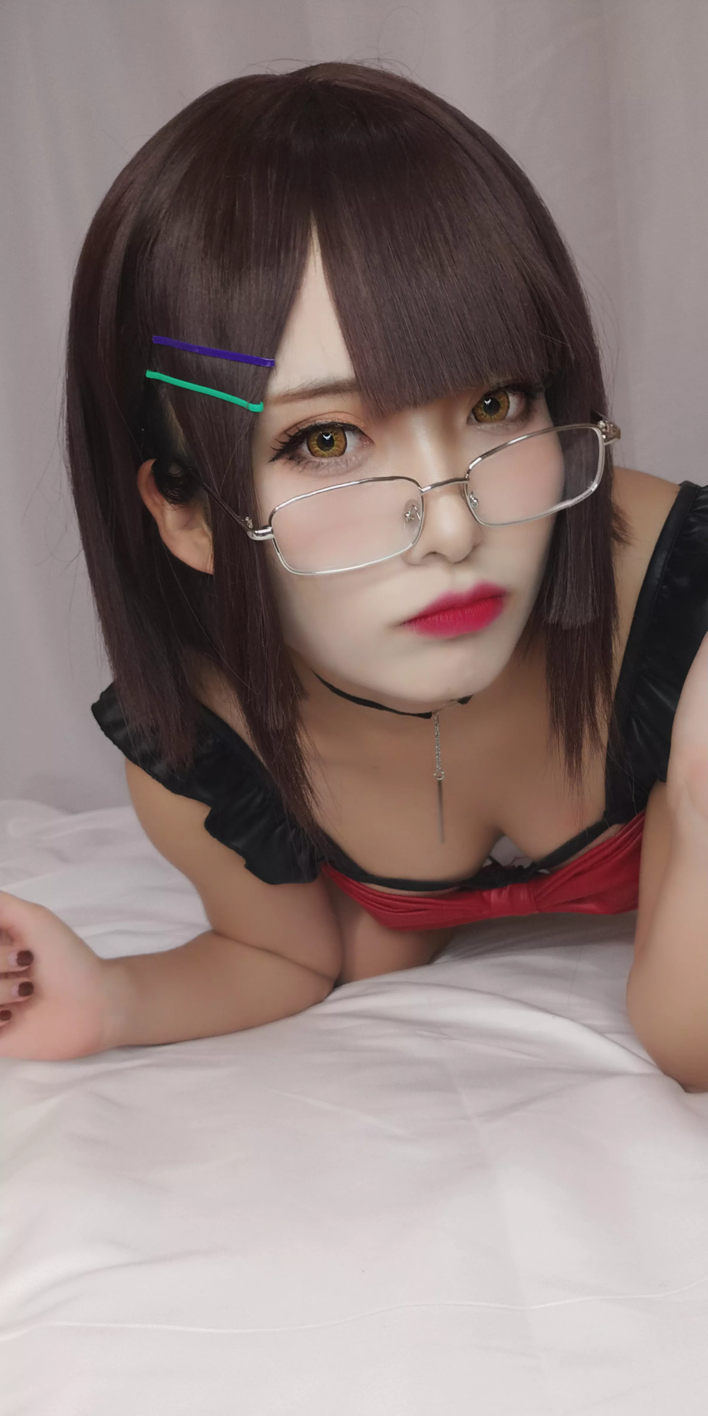 Xgyw.Org_动漫博主洛璃LoLiSAMA红色蝴蝶的妹妹主题性感黑色情趣服饰配蝴蝶结秀曼妙身姿诱惑写真99P