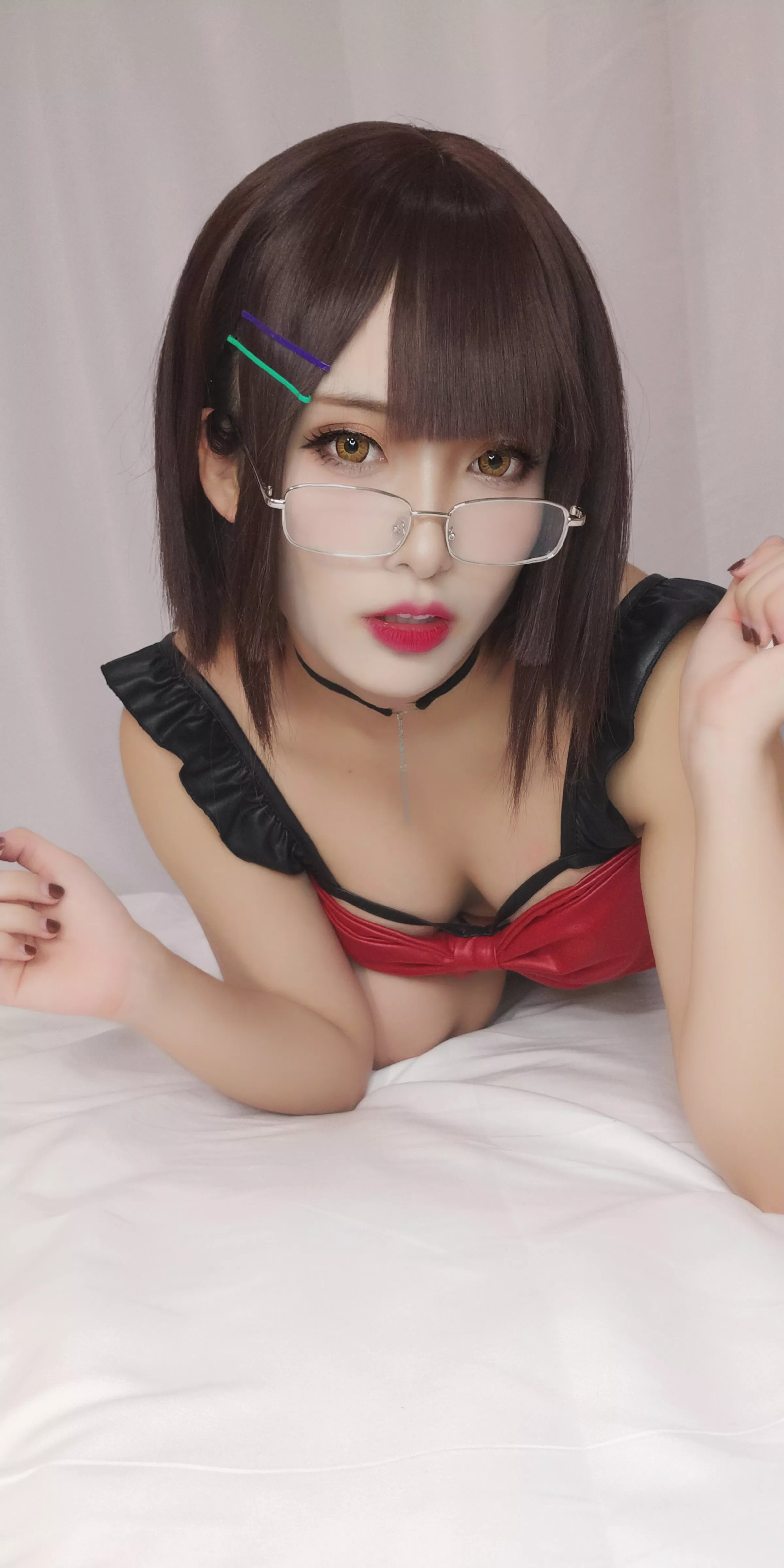 Xgyw.Org_动漫博主洛璃LoLiSAMA红色蝴蝶的妹妹主题性感黑色情趣服饰配蝴蝶结秀曼妙身姿诱惑写真99P