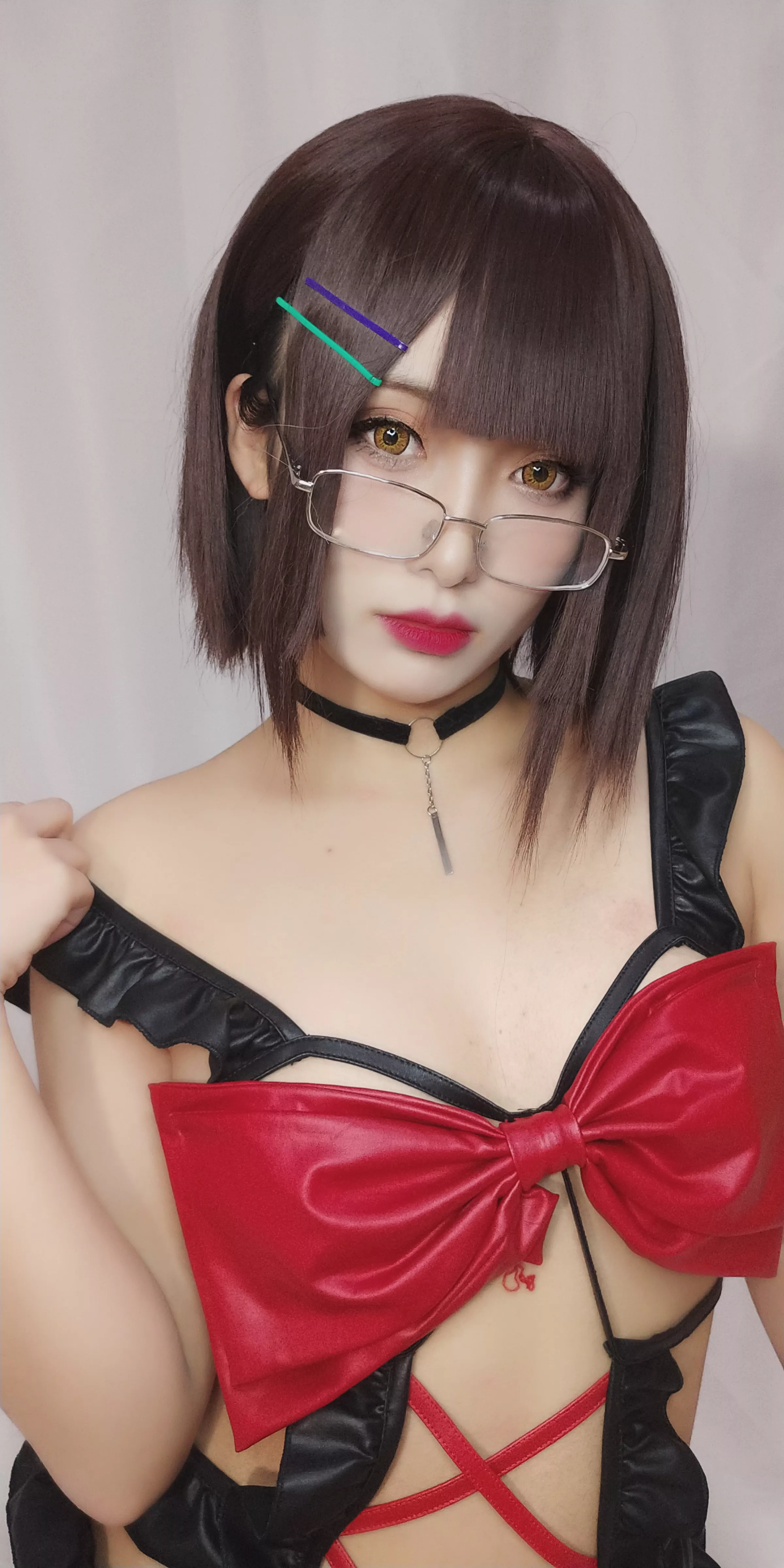 Xgyw.Org_动漫博主洛璃LoLiSAMA红色蝴蝶的妹妹主题性感黑色情趣服饰配蝴蝶结秀曼妙身姿诱惑写真99P