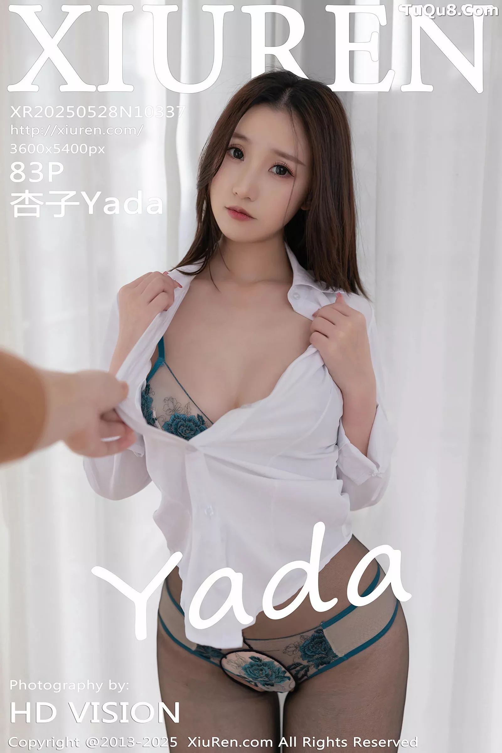 Xgyw.Org_XiuRen第10337期_模特杏子Yada性感白色OL服饰配开档黑丝秀曼妙身姿诱惑写真83P
