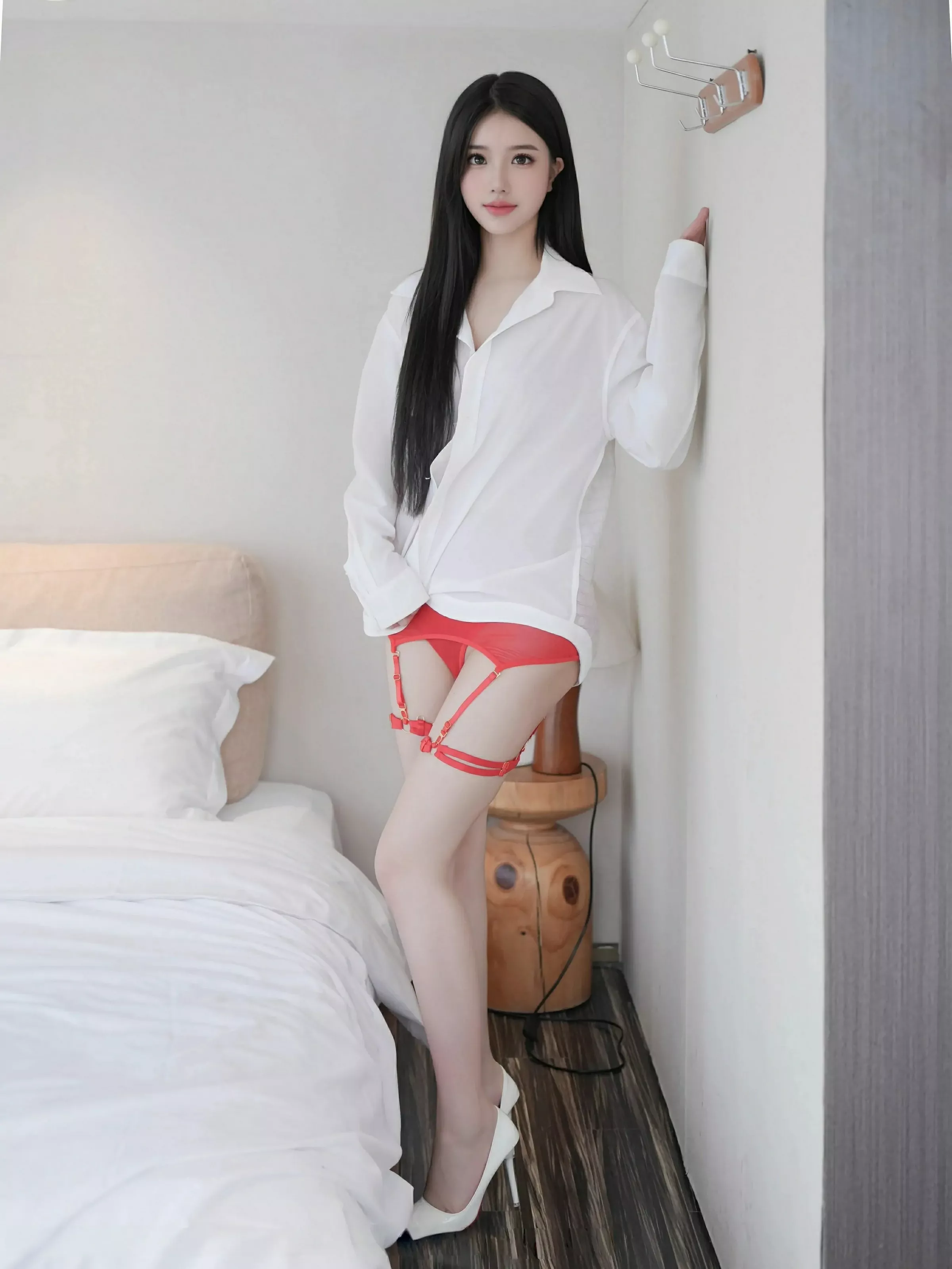 Xgyw.Org_[XiuRen秀人网]No.10392_模特沐言妍妍酱～性感白T配红色情趣内衣秀柔美身姿诱惑写真76P