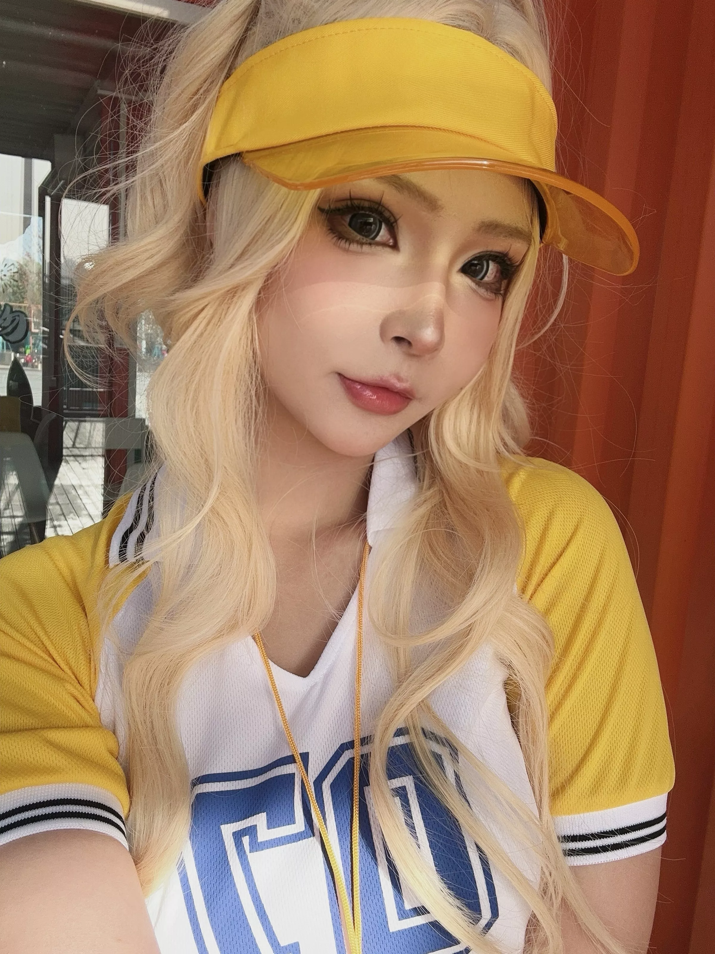 Xgyw.Org_网络美女yuuhui玉汇美式甜心主题性感啦啦队服饰黄色短裙秀美腿翘臀撩人诱惑写真43P