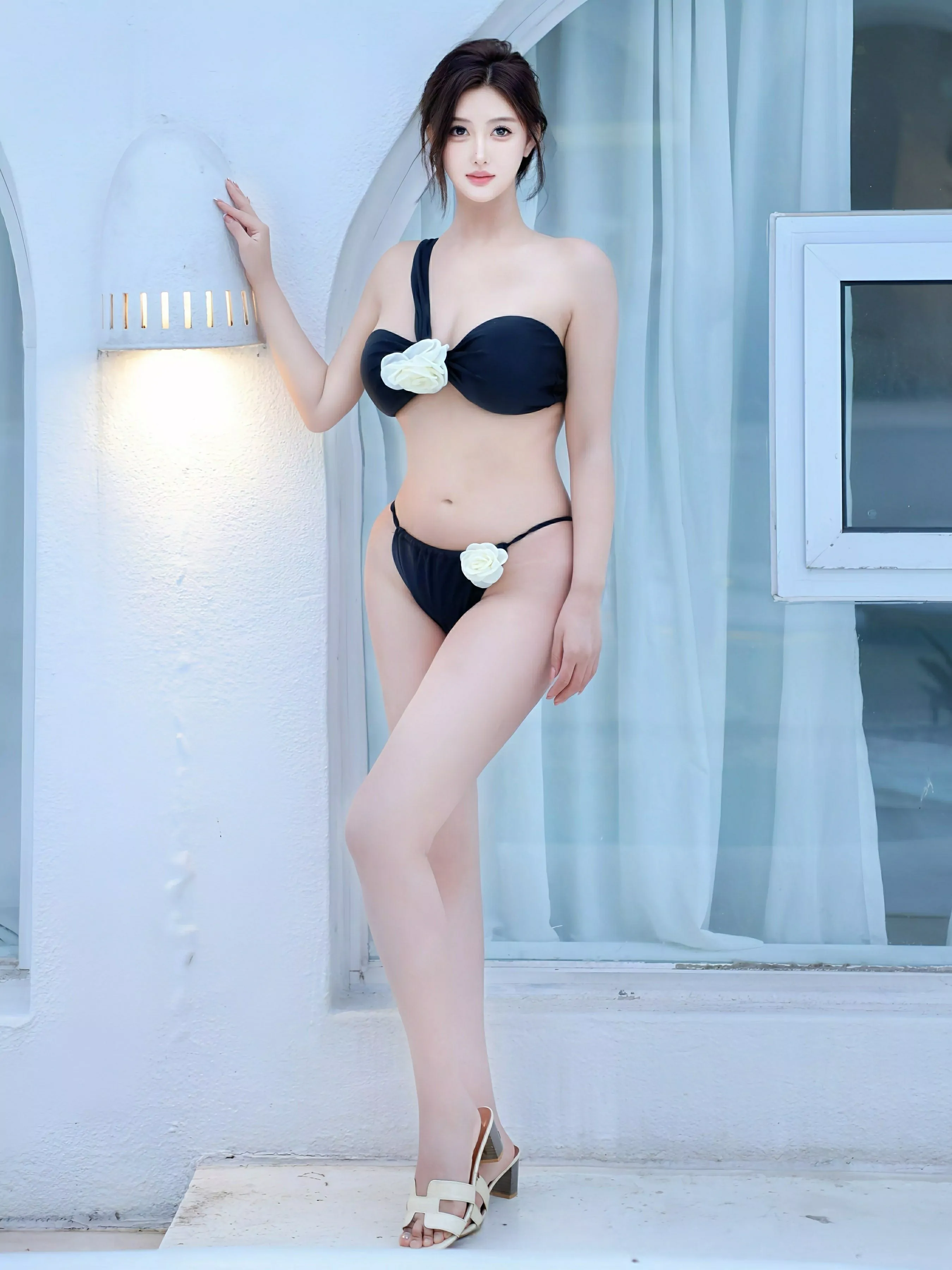 Xgyw.Org_[XiuRen秀人网]No.10418_新人模特金允希Yuki性感姐妹花深色比基尼秀完美身材诱惑写真89P