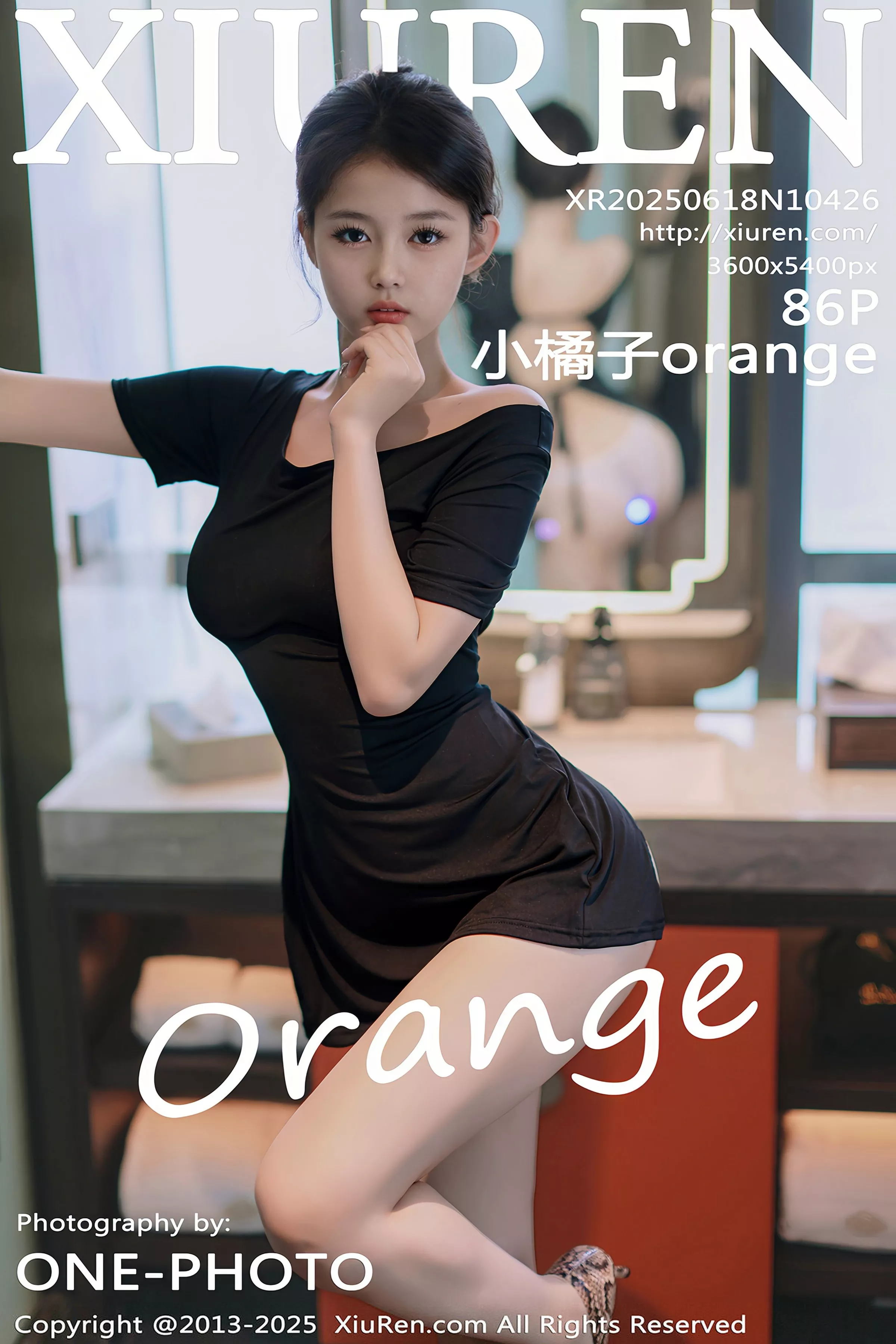 Xgyw.Org_[XiuRen秀人网]No.10426_模特小橘子orange性感黑色连衣短裙露丁字裤秀曼妙身姿诱惑写真86P