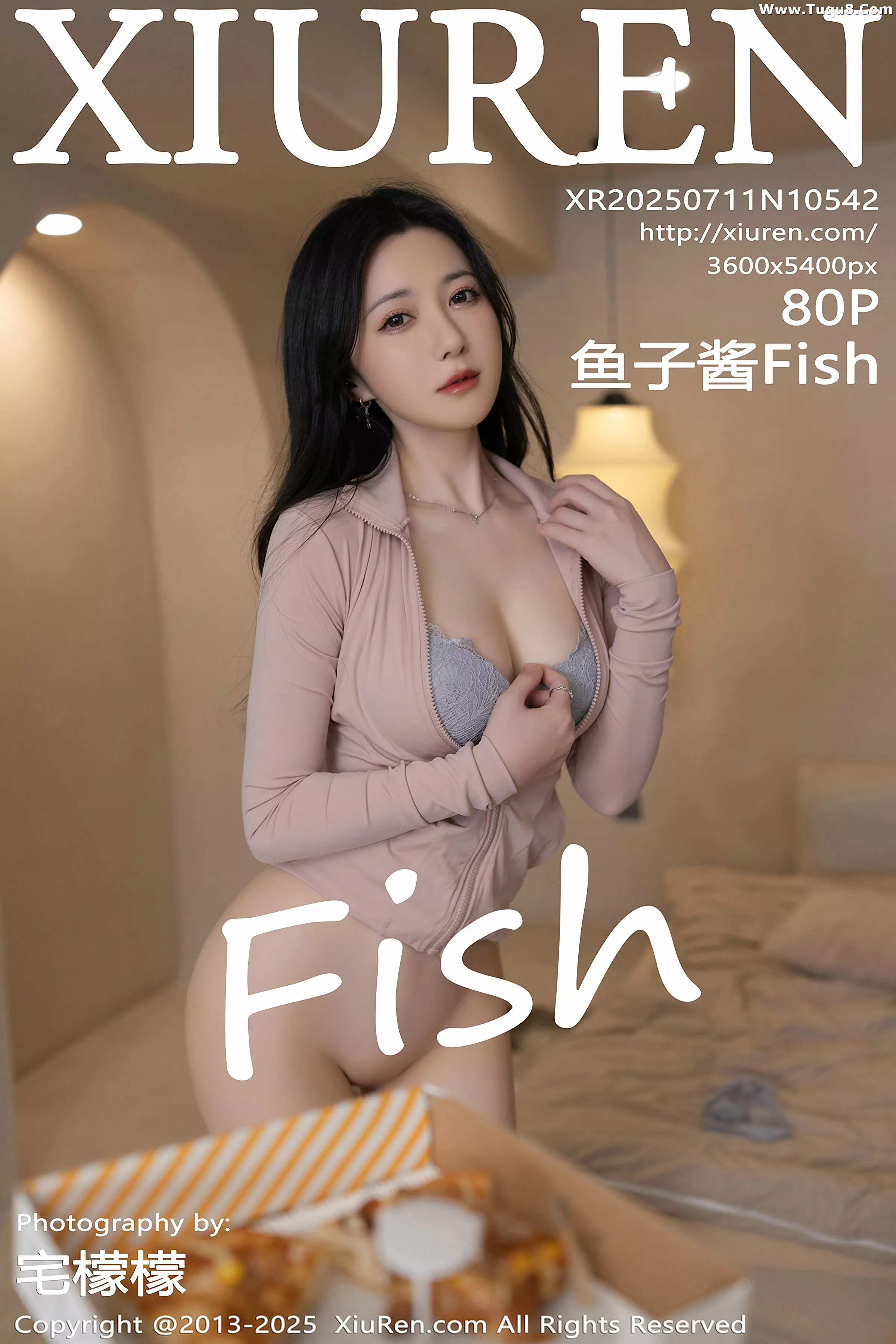 Xgyw.Org_[XiuRen秀人网]No.10542_模特鱼子酱Fish粉色上衣配灰短裙露灰色内衣秀曼妙身材诱惑写真80P