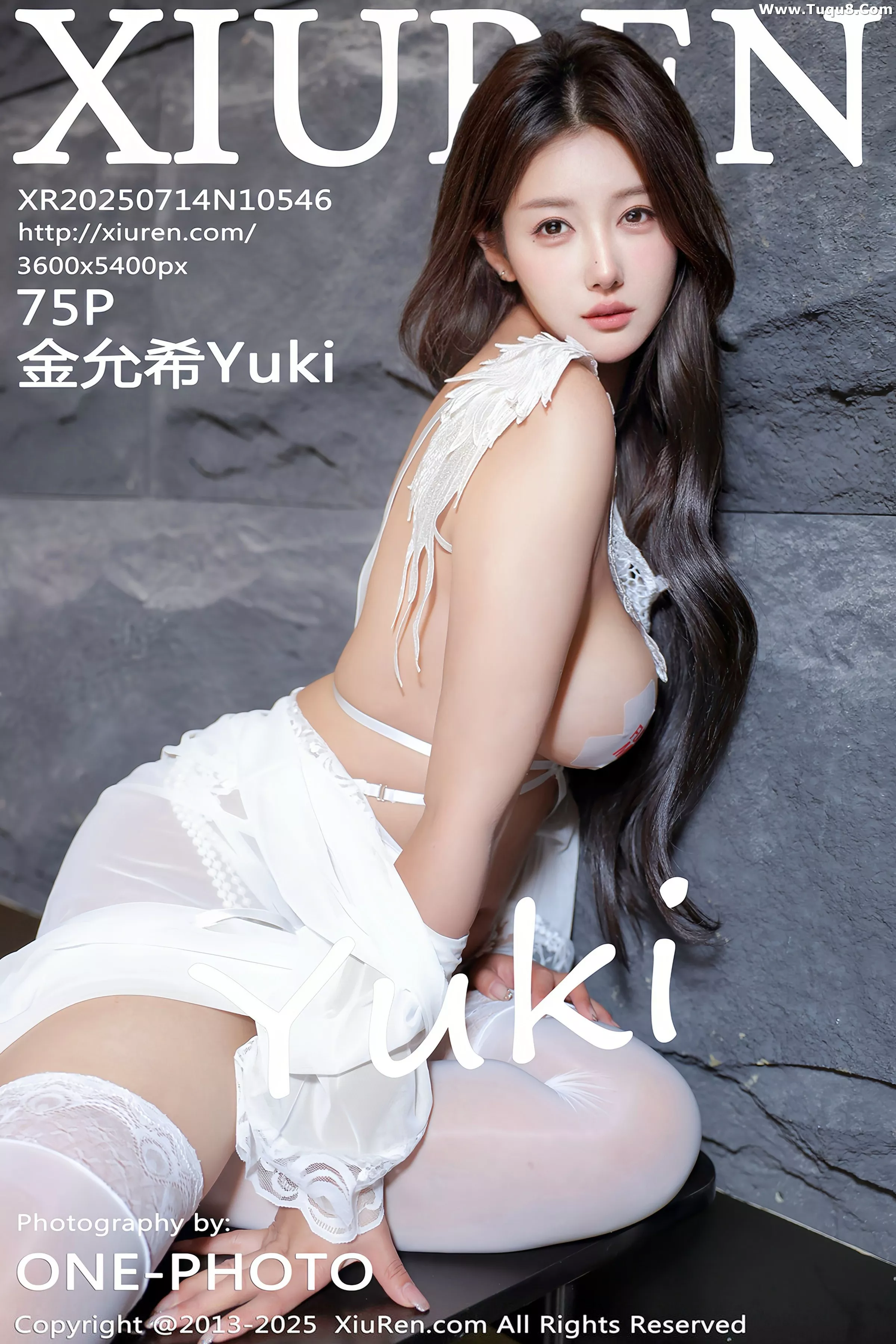 Xgyw.Org_[XiuRen秀人网]No.10546_模特金允希Yuki性感白色蕾丝睡袍露豪乳遮点秀惹火身材诱惑写真75P