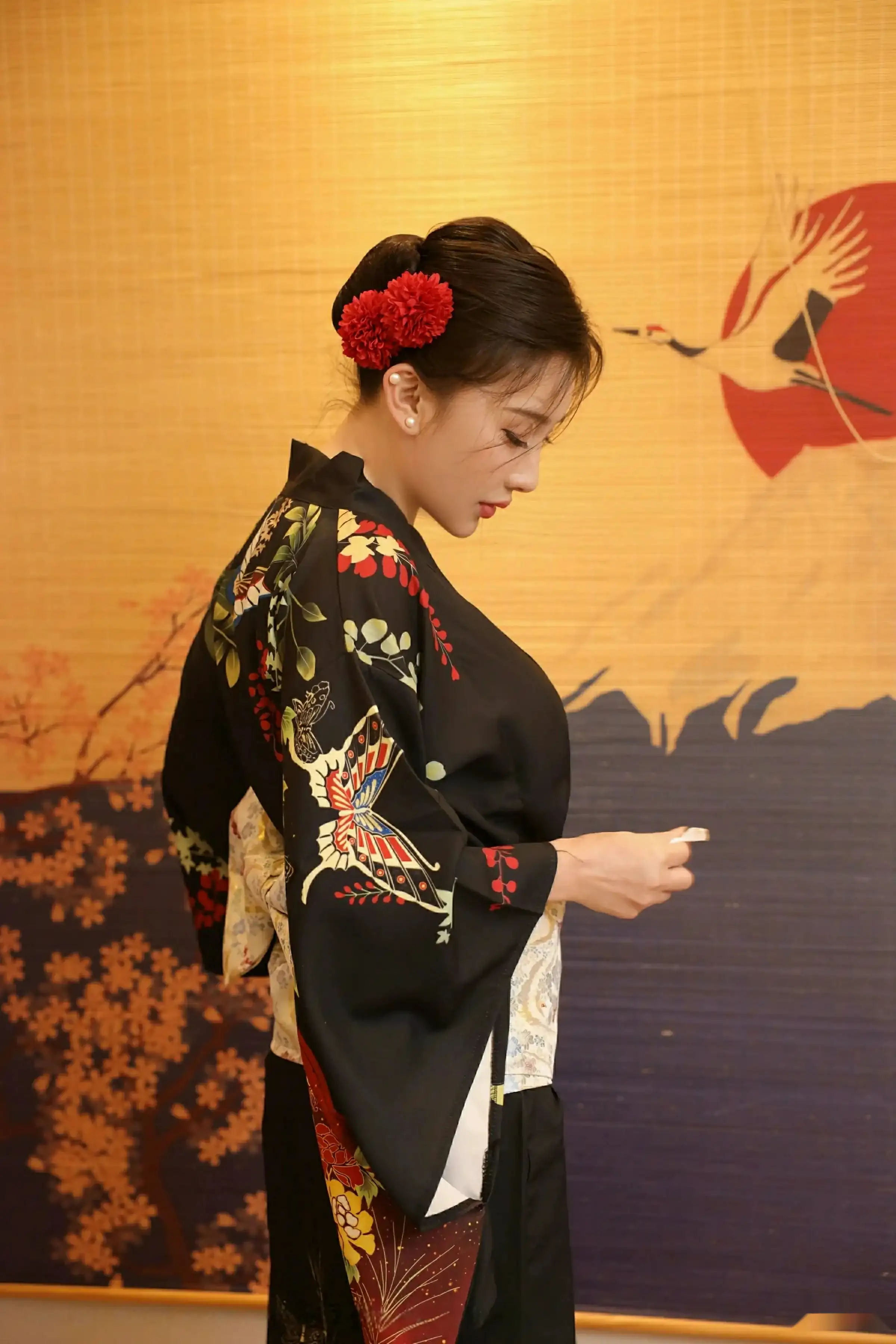 Xgyw.Org_[XiuRen秀人网]No.10627_模特苏一诺性感日系黑色服饰露红色内衣秀曼妙身材迷人诱惑写真80P