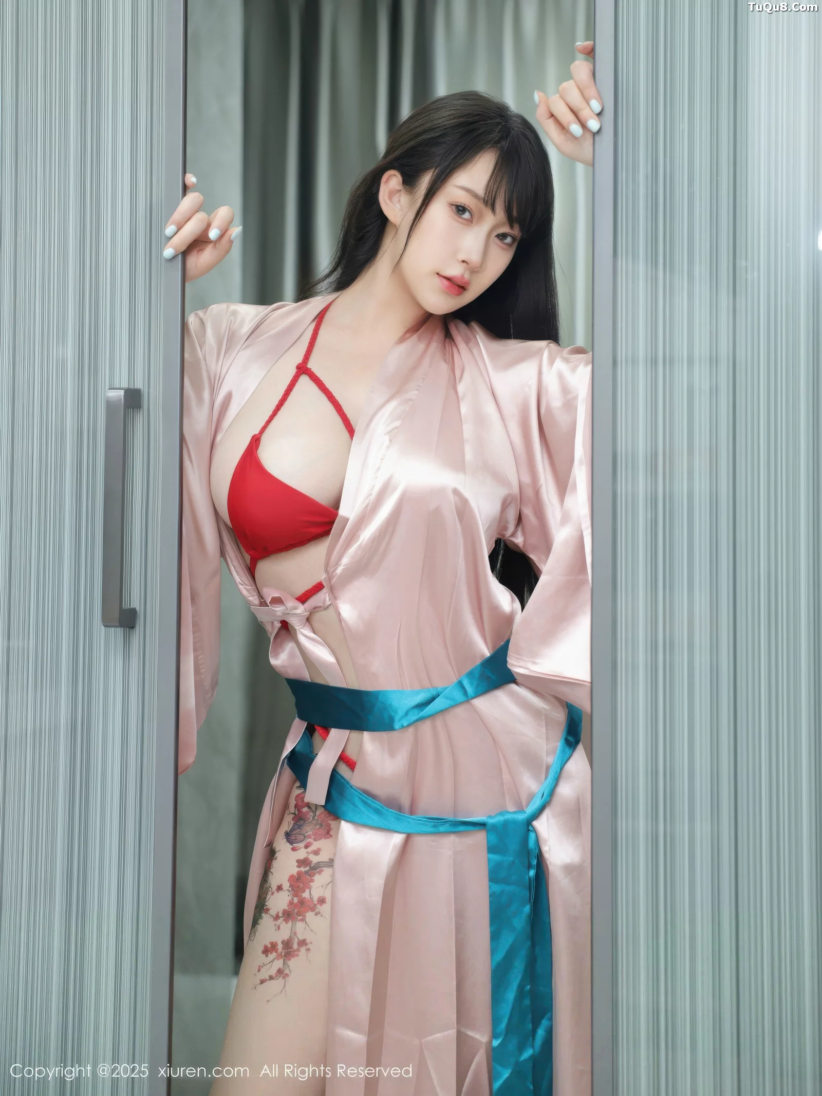 Xgyw.Org_[XiuRen秀人网]No.10724_模特李沁恩lrene浴室场景性感红色比基尼秀丰腴身材撩人诱惑写真79P