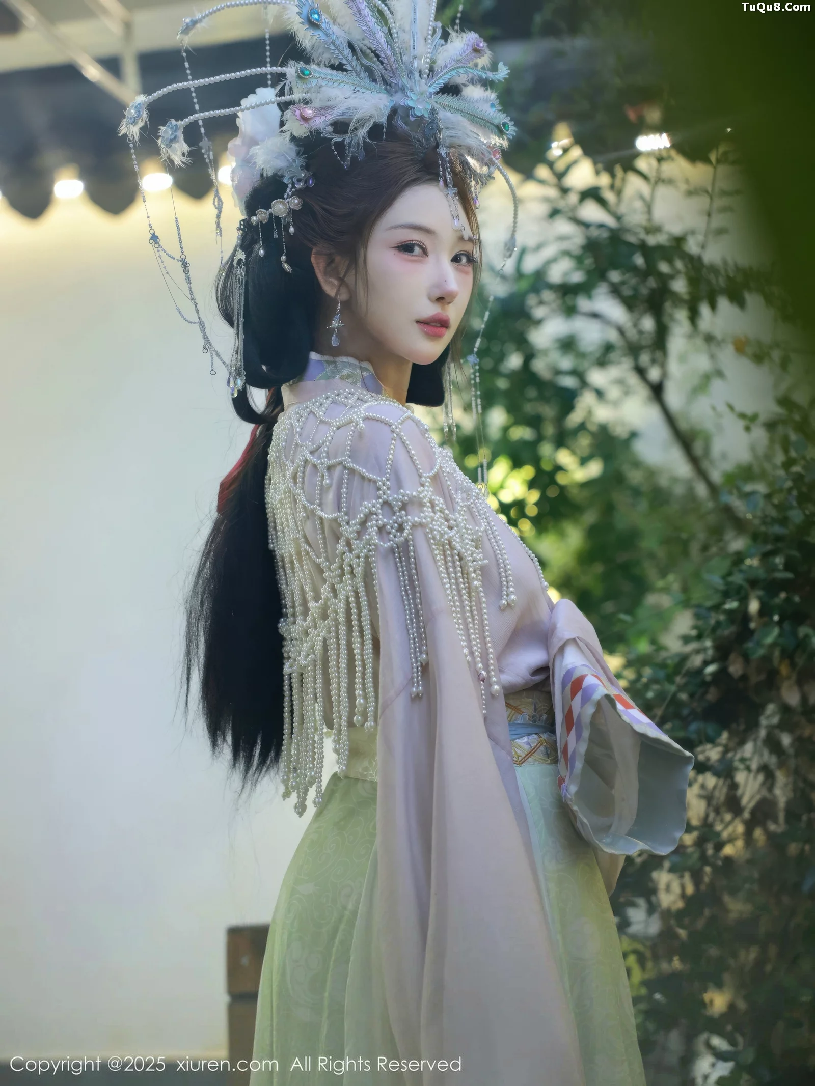 Xgyw.Org_[XiuRen秀人网]No.10736_模特金允希Yuki性感浅色古装薄纱服饰秀丰腴身材迷人诱惑写真80P