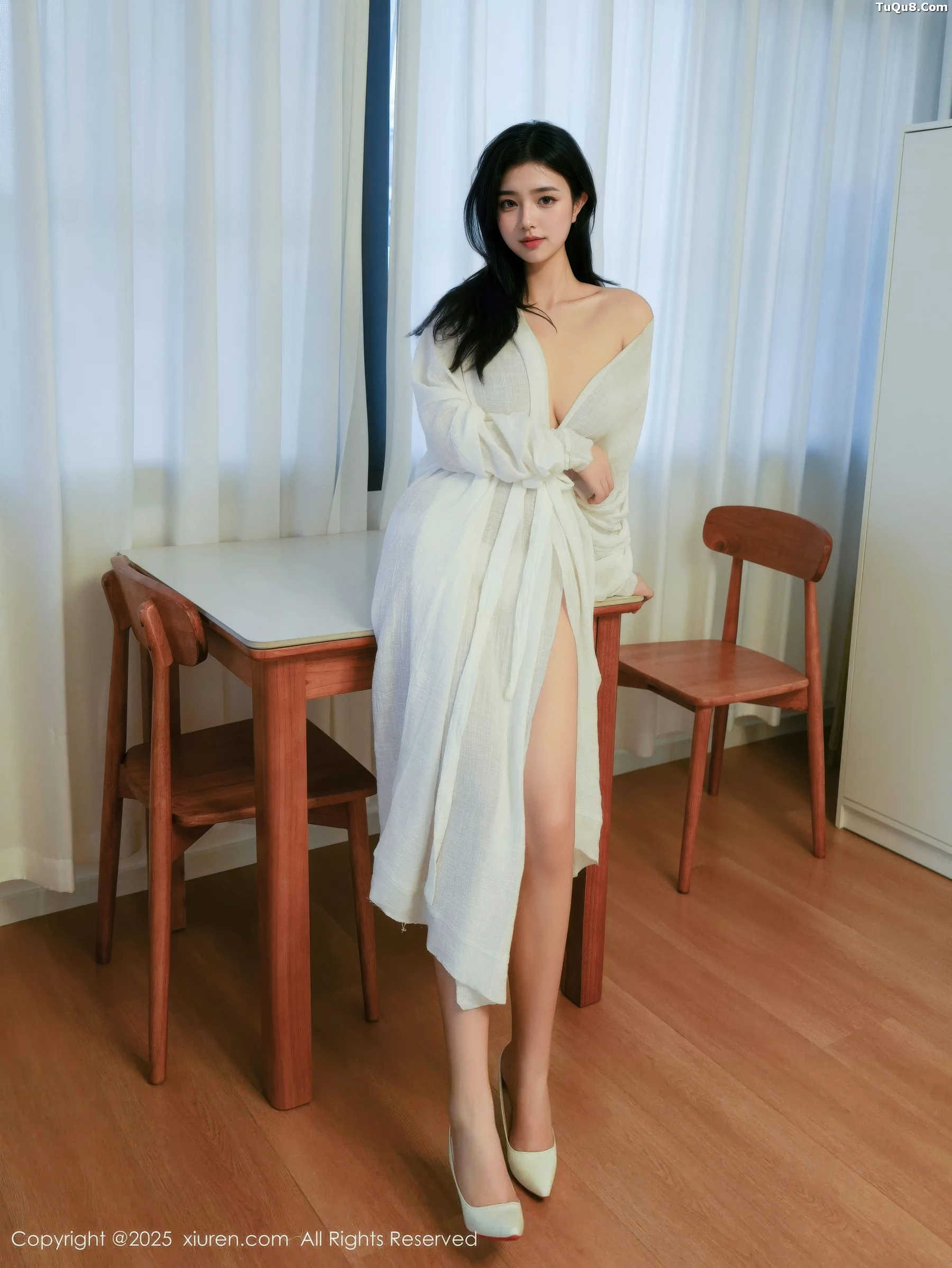 Xgyw.Org_[XiuRen秀人网]No.10920_模特林悦溪儿性感白色长浴袍配白色高跟秀修长美腿撩人诱惑写真53P