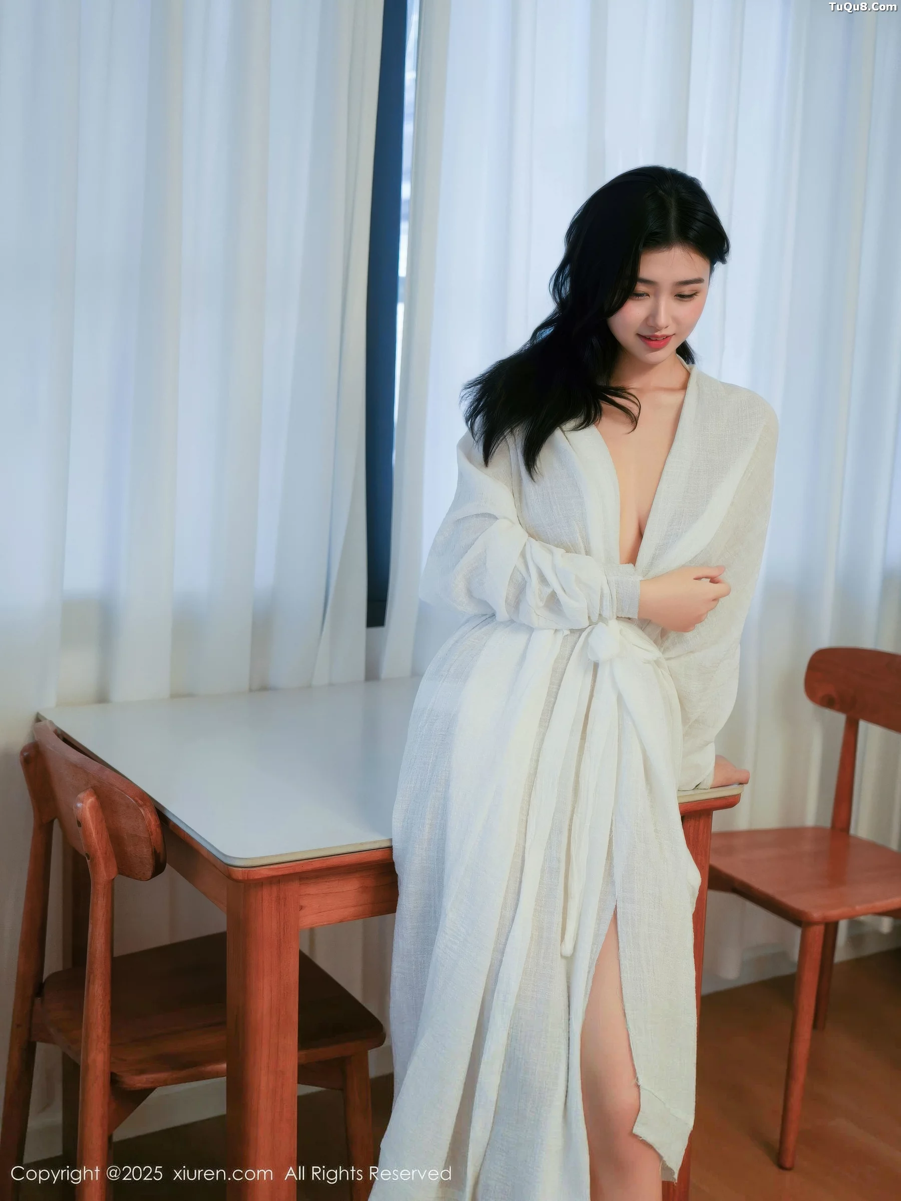 Xgyw.Org_[XiuRen秀人网]No.10920_模特林悦溪儿性感白色长浴袍配白色高跟秀修长美腿撩人诱惑写真53P