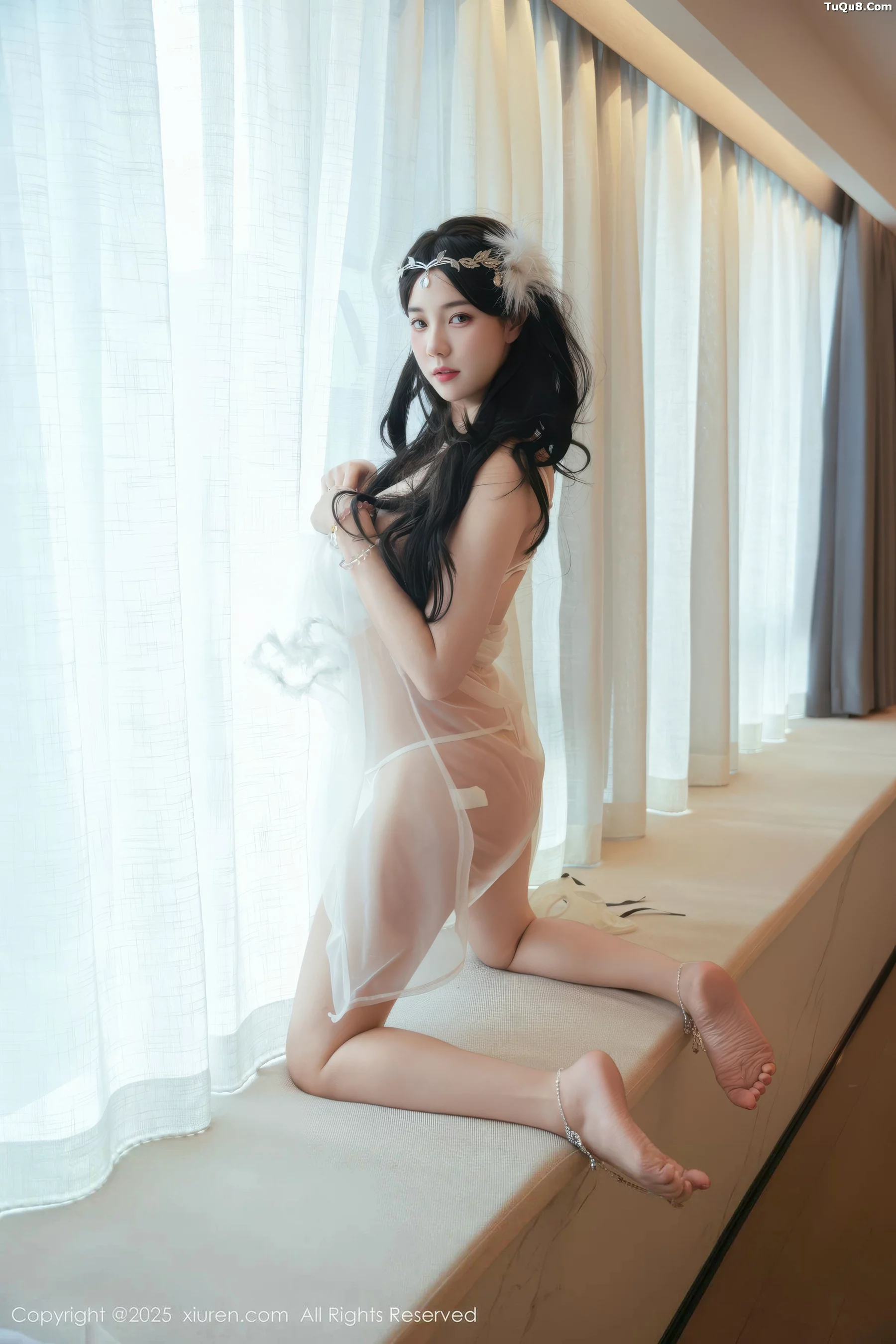 Xgyw.Org_[XiuRen秀人网]No.10923_模特软情性感白色薄纱露绒毛情趣内衣秀曼妙身姿惹火诱惑写真63P