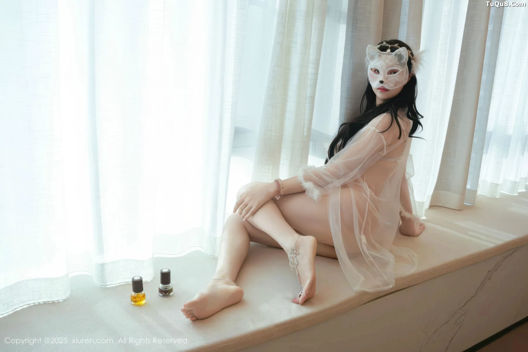 Xgyw.Org_[XiuRen秀人网]No.10923_模特软情性感白色薄纱露绒毛情趣内衣秀曼妙身姿惹火诱惑写真63P