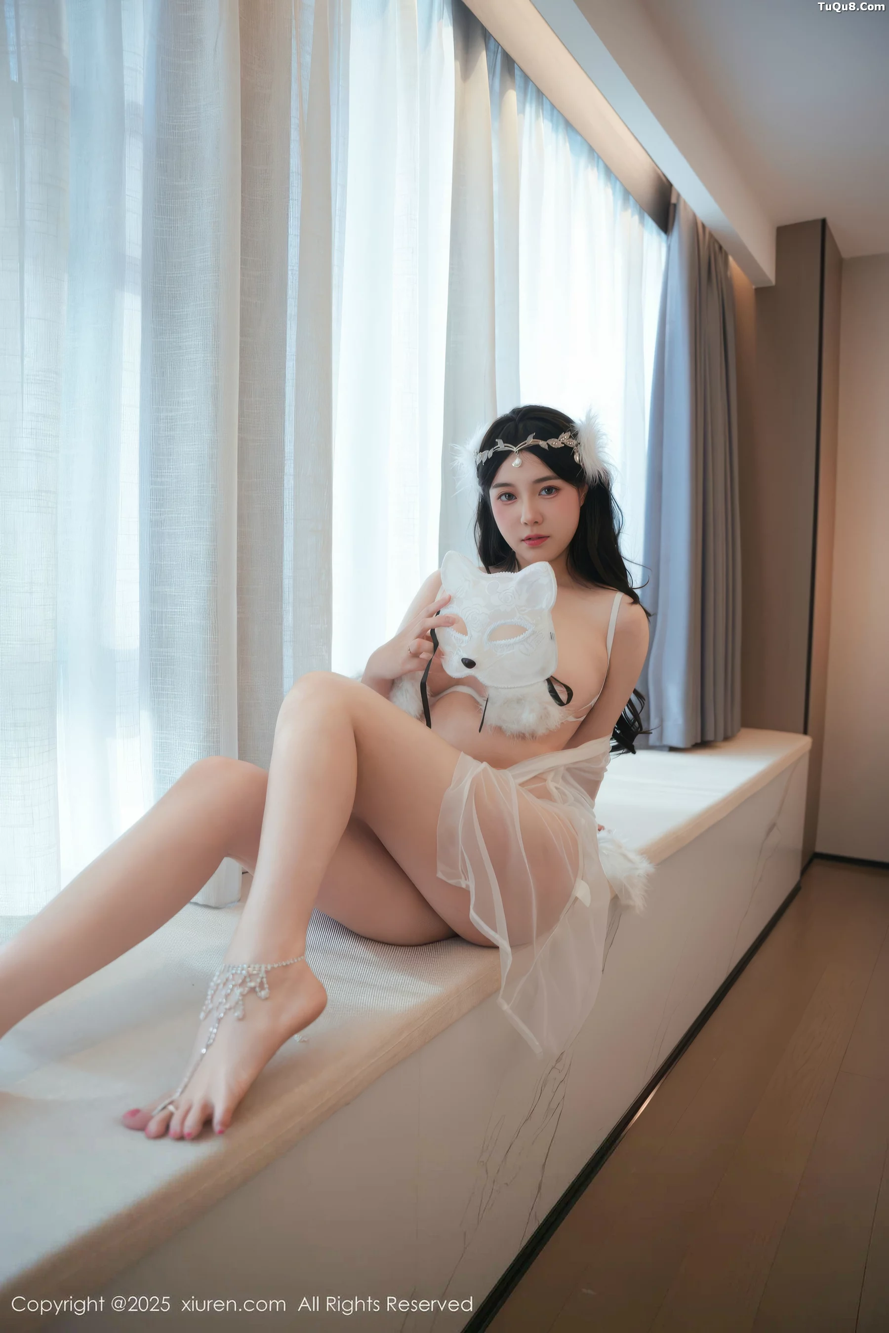 Xgyw.Org_[XiuRen秀人网]No.10923_模特软情性感白色薄纱露绒毛情趣内衣秀曼妙身姿惹火诱惑写真63P