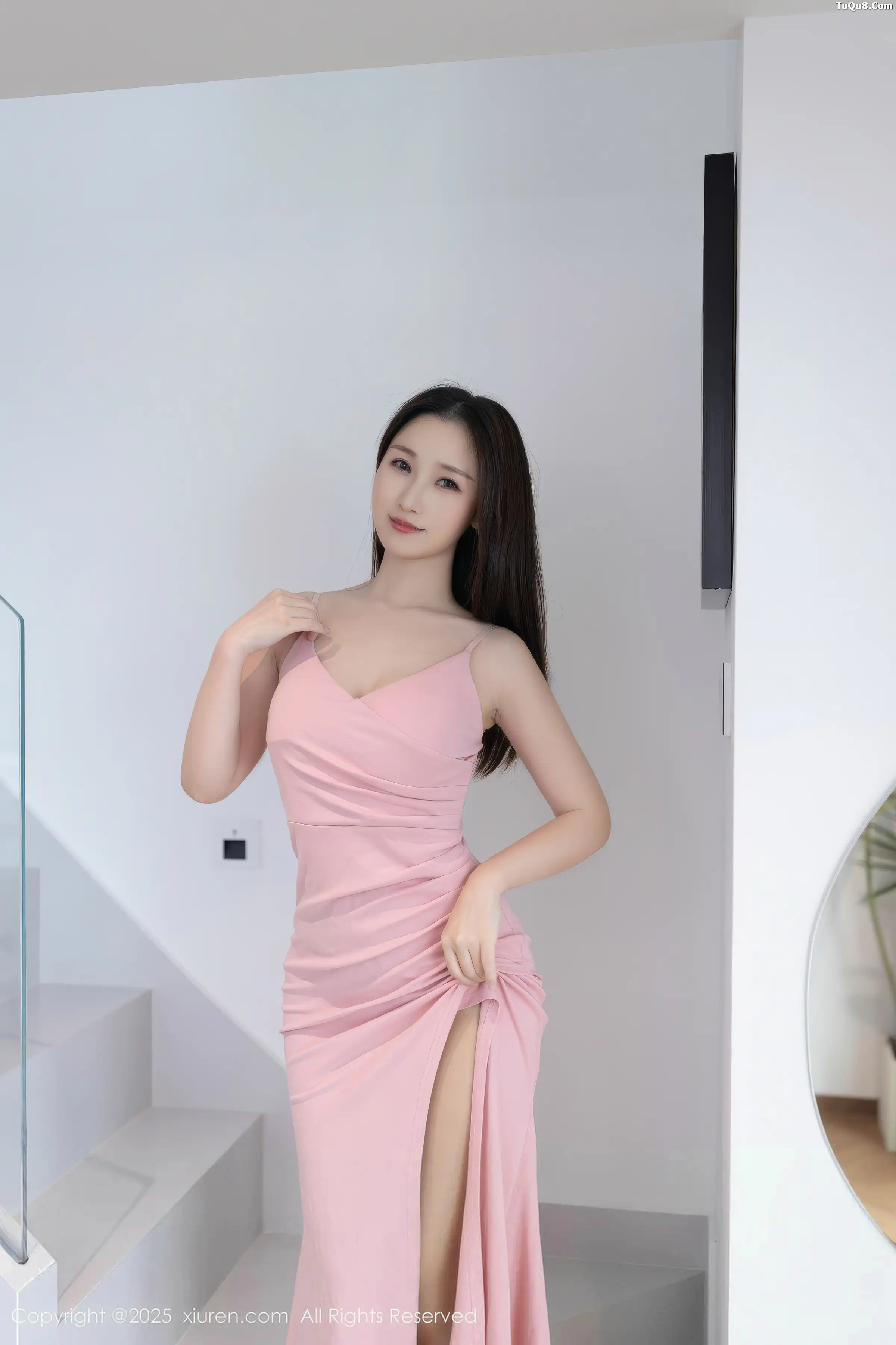 Xgyw.Org_[XiuRen秀人网]No.11034_模特杏子Yada性感粉色连衣长裙配超薄肉丝秀曼妙身姿诱惑写真82P