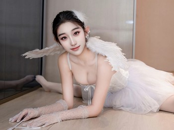 [XINGYAN星颜社]VOL.324_模特星冉性感白色芭蕾吊带裙配白丝吊袜秀曼妙身姿诱惑写真78P